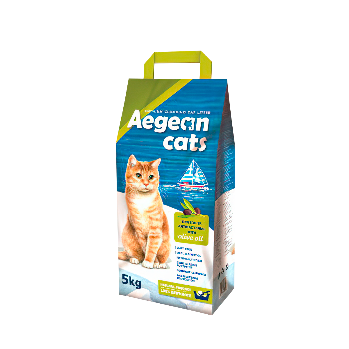 🐱 ¡Aegean 10 kg: La Arena Que Rinde y Protege! 💙🔥