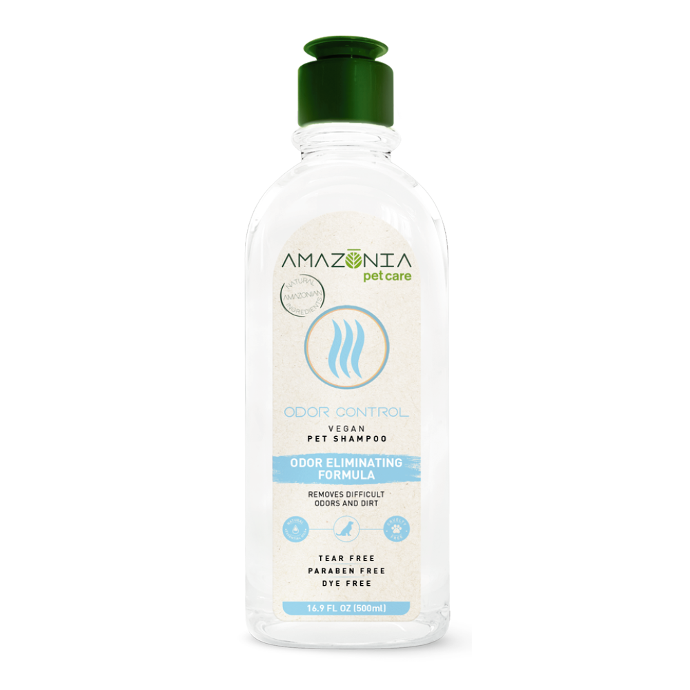 Shampoo Amazonia: ¡Adiós malos olores, bienvenida frescura selvática! 🌿🐾