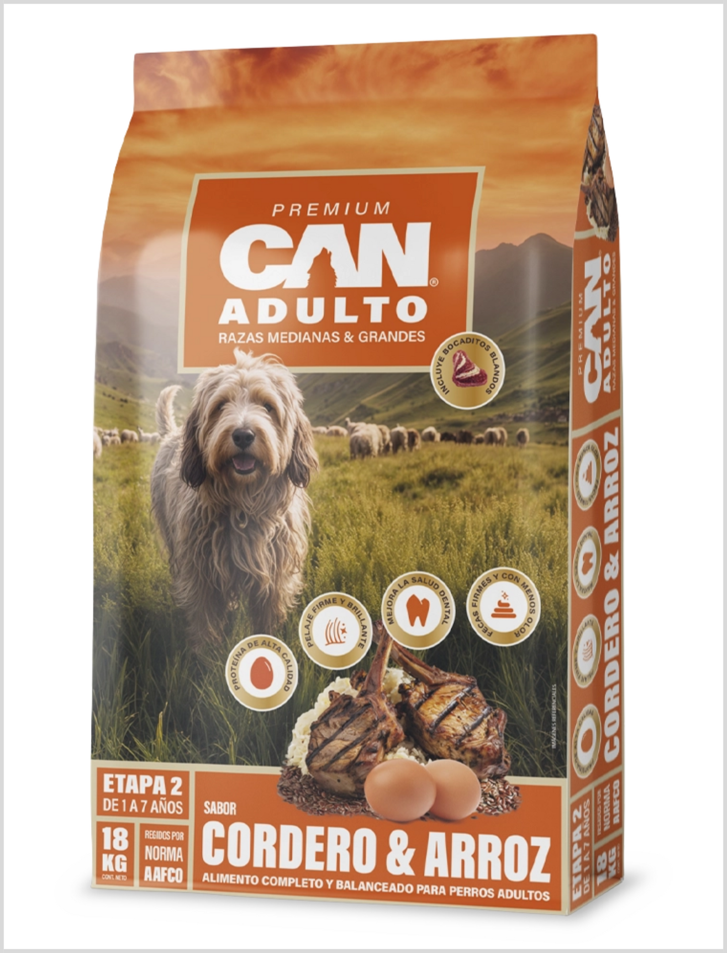 Can Adulto Cordero y Arroz 18 kg- Nutrición Completa para el regalón Feliz y Saludable