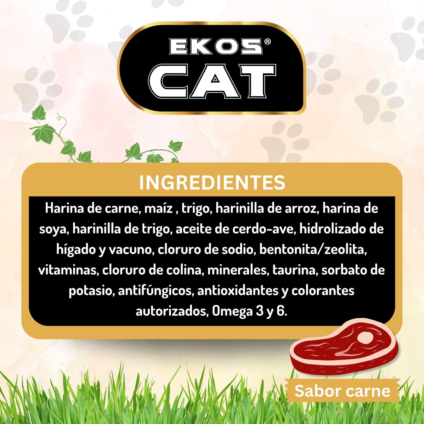 🐱 Ekos Cat 9 kg – Nutrición salvaje para michis de verdad 🌿✨