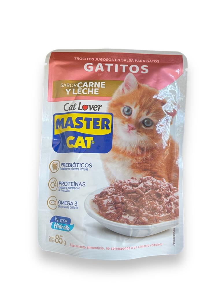 ¡Sachet Master Cat sabor Carne y Leche: El Placer que tu Gato Merece ! 🐱🥛🍖