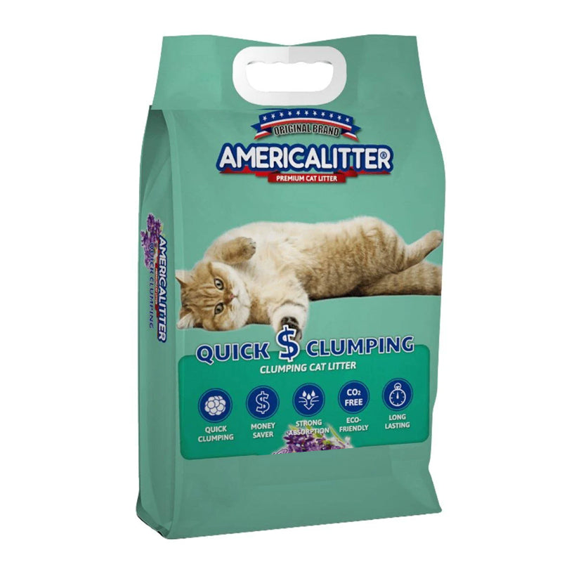 Arena Sanitaria American Litter 15 kg – ¡Ultra Absorbente, Control Total de Olores y Libre de Polvo!