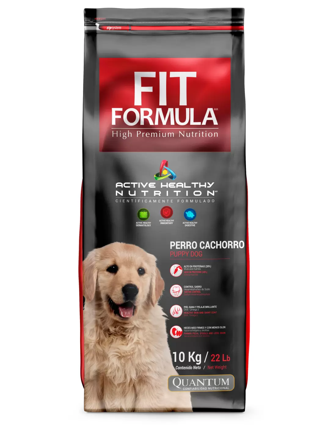 Fit Fórmula Cachorro 10 KG : Nutrición Premium para un Crecimiento Saludable