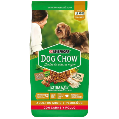 Dog Chow Adulto Razas Minis y Pequeñas 18 kg - Nutrición en Grande para los Más Pequeños
