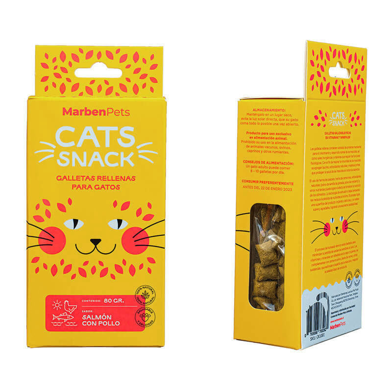 🐟🍗 ¡Cats Snack Salmón & Pollo Mix! El dúo imbatible para tu michi 😻🔥