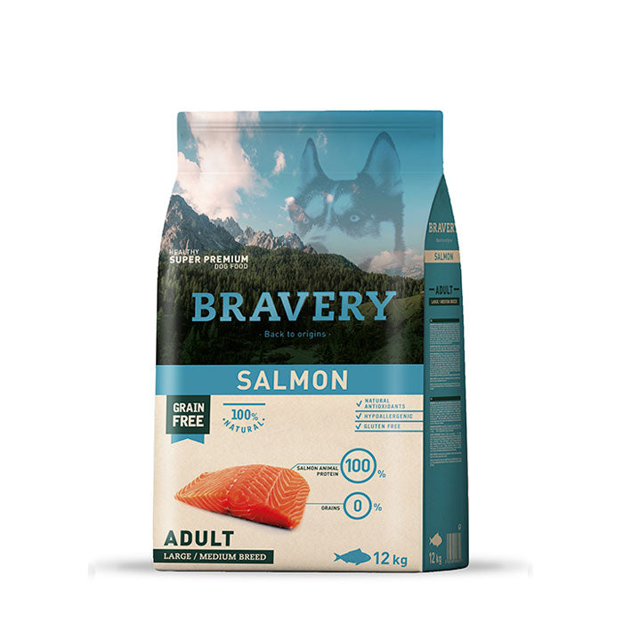 🐶🐟 Bravery Canino Adultos 12 kg - ¡Puro Power Proteico para tu Campeón! 🐟👑