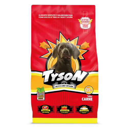Tyson 25 kg: Nutrición Poderosa para Mascotas Fuertes
