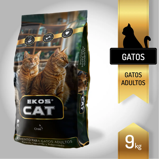 🐱 Ekos Cat 9 kg – Nutrición salvaje para michis de verdad 🌿✨