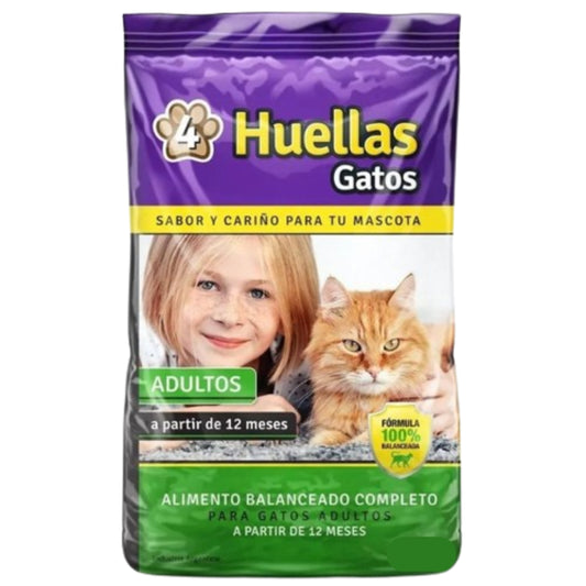 🐱🎉 4 Huellas 20 kg- alimento que dejas huellas saludable