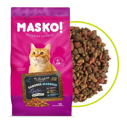 Masko Cat 25 kg: Nutrición Completa para Gatos Felices y Sanos