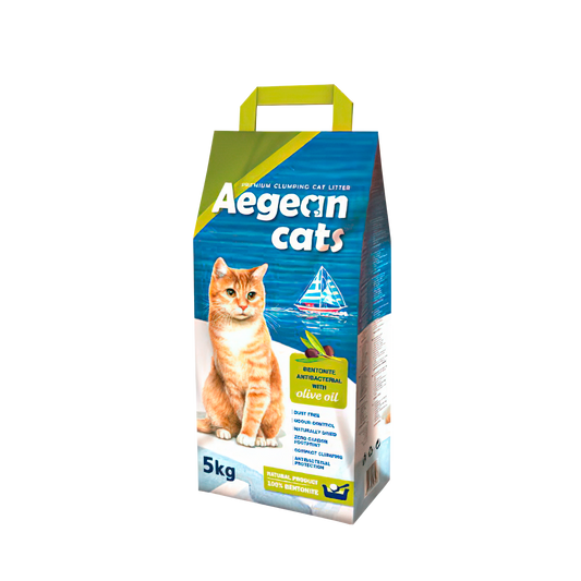 🐱 ¡Aegean 10 kg: La Arena Que Rinde y Protege! 💙🔥