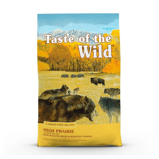 🦬 Taste of the Wild- 🔥 High Prairie –CARNE DE BISONTE 🦬 12.2 KG Alimentación salvaje para tu lomo aventurero 🐕🌄