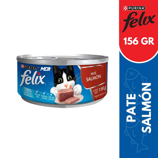 Felix Salmón 156g: ¡El manjar marino que hará que tu gato no pueda esperar! 🐟🐾