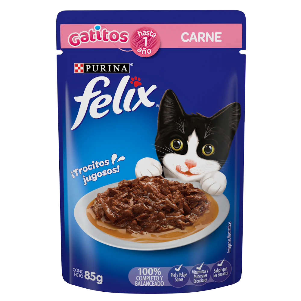 ¡Felix Gatitos sabor Carne: El Festín que Hará Ronronear a tu Gatito! 🐱🍖