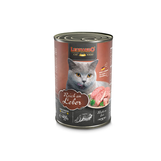 Leonardo Hígado 400g: ¡El manjar gourmet irresistible para tu gato! 🍖🐾