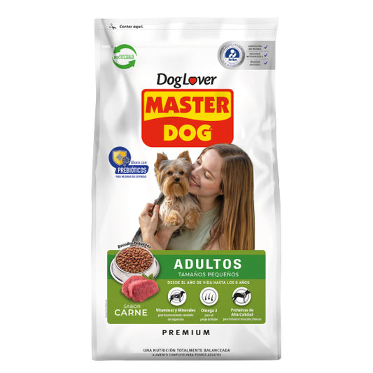 Master Dog adulto razas pequeñas 18 kg : El sabor que aman, la nutrición que necesitan