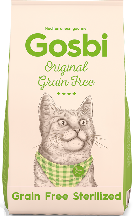 Gosbi Esterilizado Sin Granos 3KG 🐾 – La Nutrición Ideal para un michi Feliz