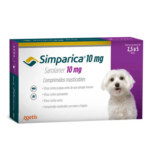 ¡Simparica Mini de 2.5 a 5 kg ! Protección Máxima para Pequeños Gigantes 🐾💪