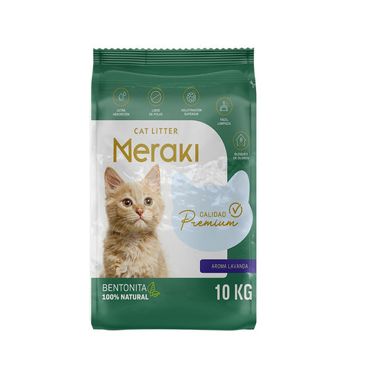 Meraki Lavanda 10kg: Patitas limpias, casa fresca!" 😺✨