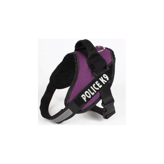 ¡Arnés morado K9- para peluditos que aman pasear! 🐾💜