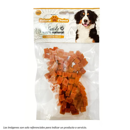 ¡Natural Choice Cubitos de Pollo! Sabor Fresco y Delicioso en Cada Bocado 🐾🍗