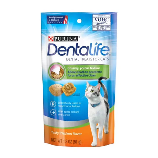 ¡Dentalife Pollo 51g: Sonrisas Felinas en Cada Mordisco! 🐱✨