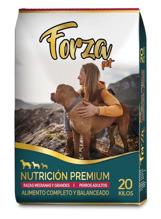 Forza 20 kg - Nutrición Poderosa para mascotas Fuertes y Saludables