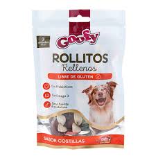 ¡Goofy Rollitos Sabor Costillas! ¡El snack que hará mover la cola! 🐾🍖