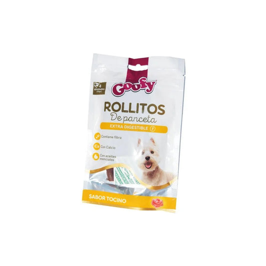 ¡Goofy Rollitos de Panceta! sabor tocino que hace bailar la cola! 🥓🐶🔥