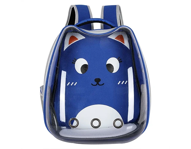 ¡Mochila con ventana al mundo para tu michi! 🐾🎒✨