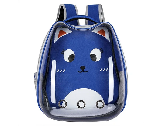 ¡Mochila con ventana al mundo para tu michi! 🐾🎒✨