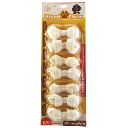 Natural Choice 7 Huesitos de Carnaza y Pollo! El Snack Perfecto para toda la semana 🦴🍗