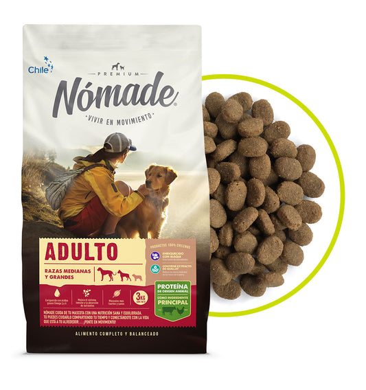 Nómade Adulto 20 kg: Energía y Nutrición Premium para Tu Mejor Compañero