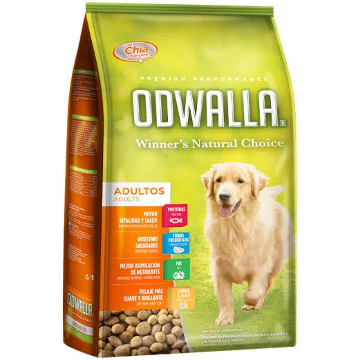 Odwalla Adulto 22 kg  – Salud, Energía y Sabor Premium para Tu Mascota