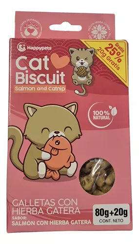 🐟 ¡Cat Biscuit de Salmón! 😻 Crujiente y sabroso para tu michi gourmet 🐾✨