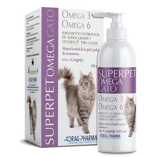 Superpet Omega Gato: ¡La vitamina que tu felino necesita para brillar! 🌿✨
